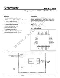 PI6CFGL601BZHIEX Datasheet Cover