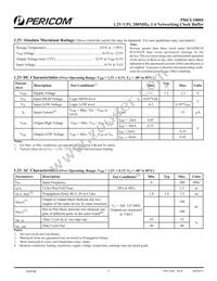 PI6CL10804WEX Datasheet Page 3