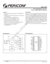 PI6CV855LE Datasheet Cover