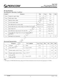 PI6CV855LE Datasheet Page 4