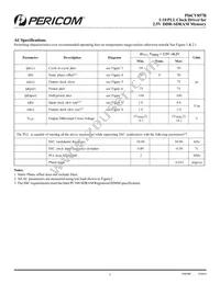 PI6CV857BAE Datasheet Page 5