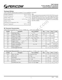 PI6CX100-00WE Datasheet Page 2