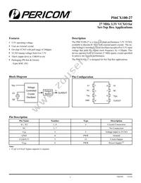 PI6CX100-27WE Datasheet Cover