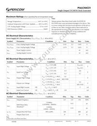 PI6LC48C21LIE Datasheet Page 3