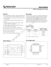 PI6LC48S04ZHIE Datasheet Cover