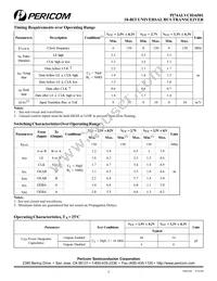 PI74ALVCH16501A Datasheet Page 5