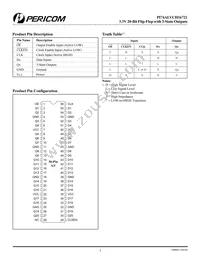 PI74ALVCH16721A Datasheet Page 2