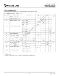 PI74ALVTC16374AEX Datasheet Page 5