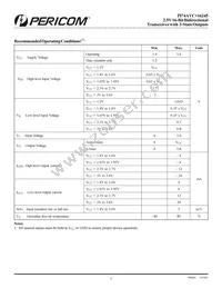 PI74AVC+16245K Datasheet Page 3