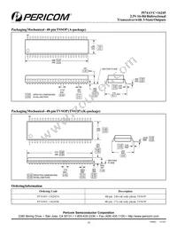 PI74AVC+16245K Datasheet Page 10