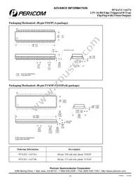 PI74AVC+16374A Datasheet Page 10
