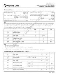 PI74AVC164245AEX Datasheet Page 2