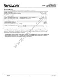 PI74AVC16834KE Datasheet Page 3