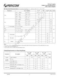 PI74AVC16834KE Datasheet Page 5