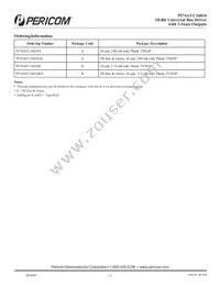 PI74AVC16834KE Datasheet Page 11