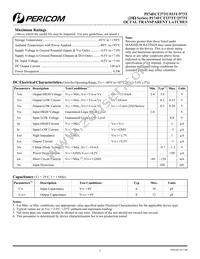 PI74FCT2373ATQ Datasheet Page 3