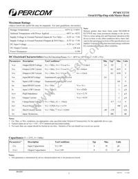 PI74FCT273TSE Datasheet Page 2