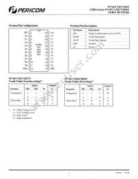 PI74FCT2827ATQ Datasheet Page 2