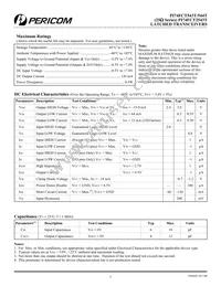 PI74FCT543ATS Datasheet Page 3