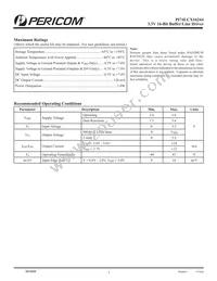 PI74LCX16244AEX Datasheet Page 2