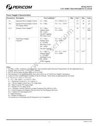 PI74LPT573AS Datasheet Page 3