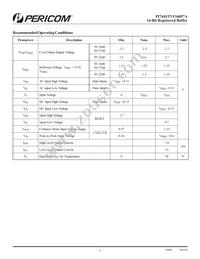 PI74SSTVF16857AAE Datasheet Page 3