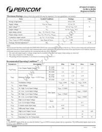 PI74SSTVF32852ANBE Datasheet Page 3