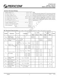 PI74ST1G125TEX Datasheet Page 2