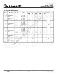 PI74ST1G125TEX Datasheet Page 3