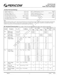 PI74STX1G126TEX Datasheet Page 2