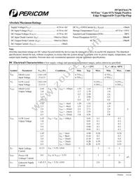 PI74STX1G79CX Datasheet Page 2