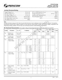 PI74STX1G86CX Datasheet Page 2