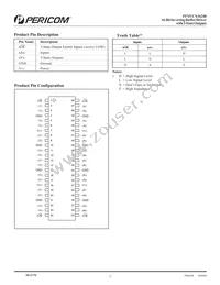 PI74VCX16240AE Datasheet Page 2