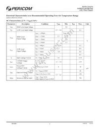 PI74VCX16374AE Datasheet Page 4