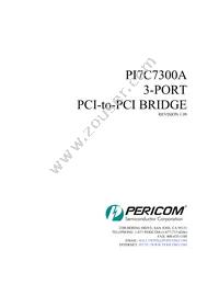 PI7C7300ANAE Datasheet Cover