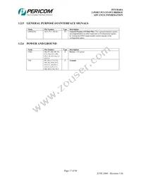 PI7C8148ANJE Datasheet Page 17