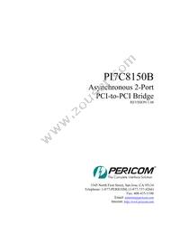 PI7C8150BMAIE Datasheet Cover