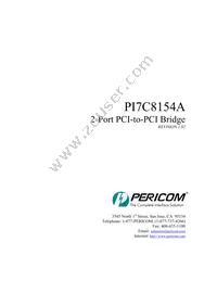 PI7C8154ANAE Cover