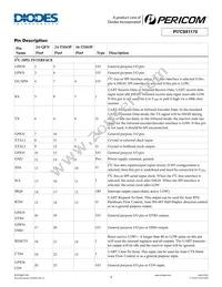 PI7C9X1170BCLE Datasheet Page 4