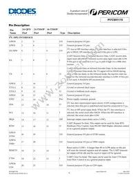 PI7C9X1170CZDE Datasheet Page 4