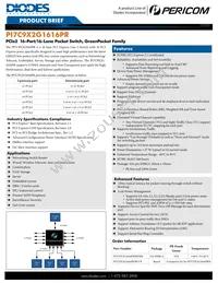 PI7C9X2G1616PRBHSBE Datasheet Cover