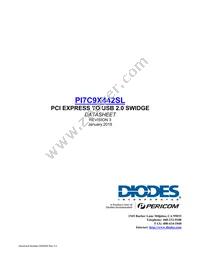 PI7C9X442SLBFDE Datasheet Cover