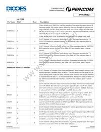 PI7C9X752FAE Datasheet Page 5