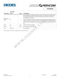 PI7C9X752FAE Datasheet Page 7