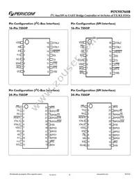 PI7C9X760BZDEX Datasheet Page 3