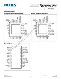 PI7C9X762BZHEX Datasheet Page 3