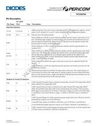 PI7C9X794FCE Datasheet Page 4