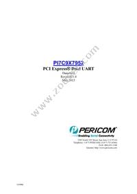 PI7C9X7952AFDE Cover