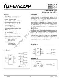 PI90LV031ALEX Datasheet Cover