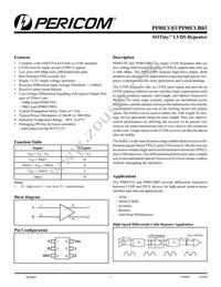 PI90LV03TEX Datasheet Cover